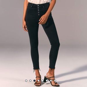 Abercrombie and Fitch high rise jeans